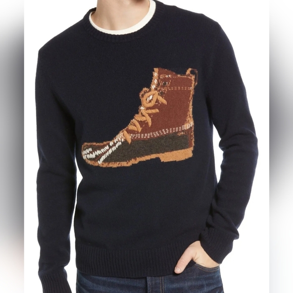 LL Bean x Todd Snyder Knit Bean Boot Heritage Wool Sweater Mens ~ XXL
